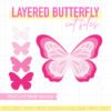 Kit svg de mariposas 3d